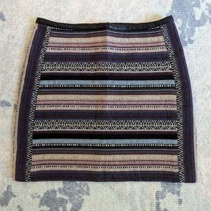 H&M Tribal Mini Skirt